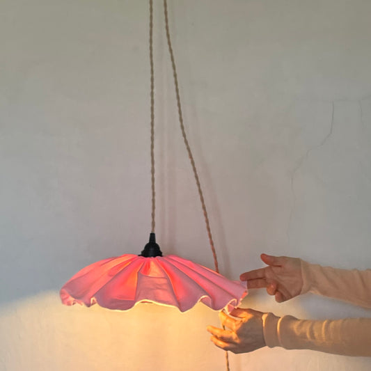 Lámpara POPPY rosa